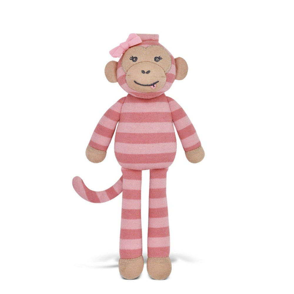 Apple Park Organic Pacifier Buddy - Maggie Monkey