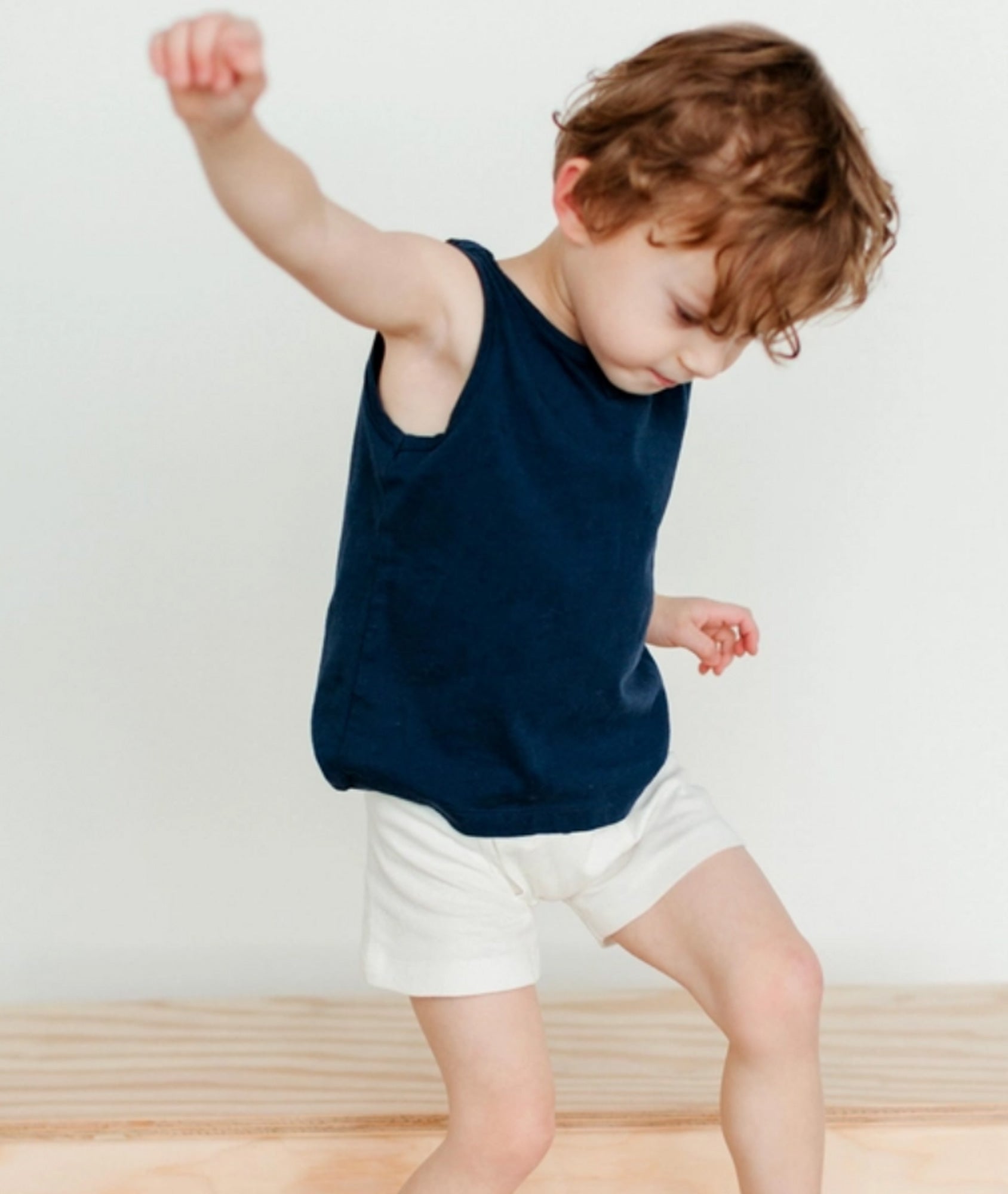 Under the Nile Organic Boys Boxer Briefs - White