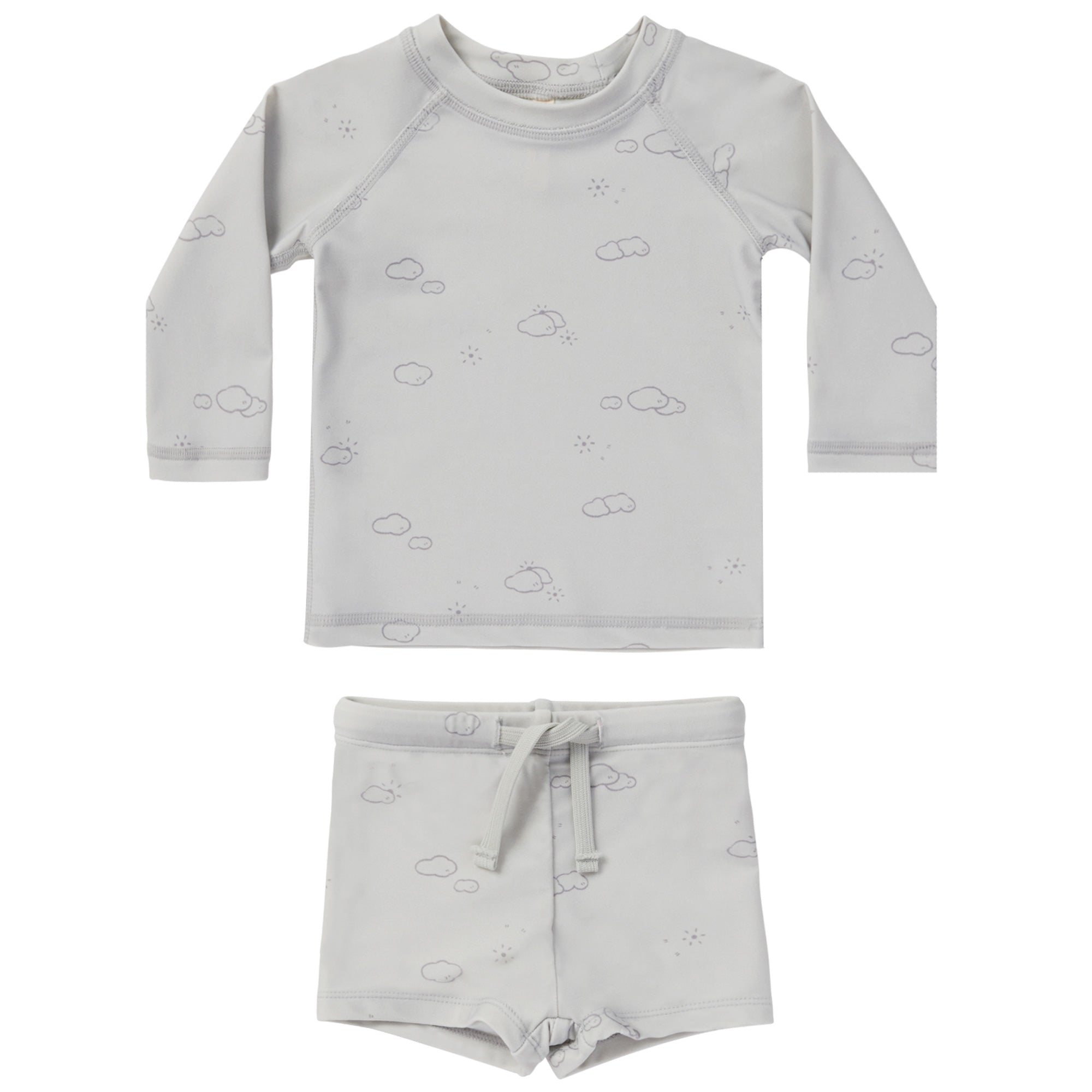 Quincy Mae Finn Rashguard + Short Set | Sunny Day