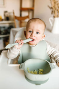 Loulou Lollipop Silicone Infant Feeding Spoon - Alligator