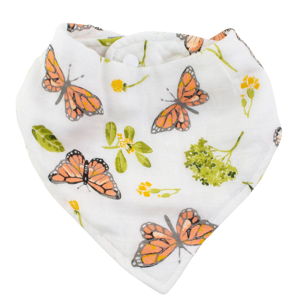 Bebe Au Lait Oh-So-Soft Muslin Bandana Bib - Butterfly