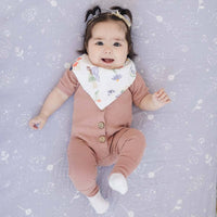 Bebe Au Lait Oh-So-Soft Muslin Bandana Bib - Woodland Fairy