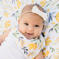 Bebe Au Lait Oh-So-Soft Muslin Bandana Bib - Royal Garden