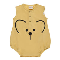 Turtledove London Organic Bubble Romper - Mouse Face