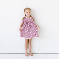 KicKee Pants Short Sleeve Swing Dress - Pegasus Bunny