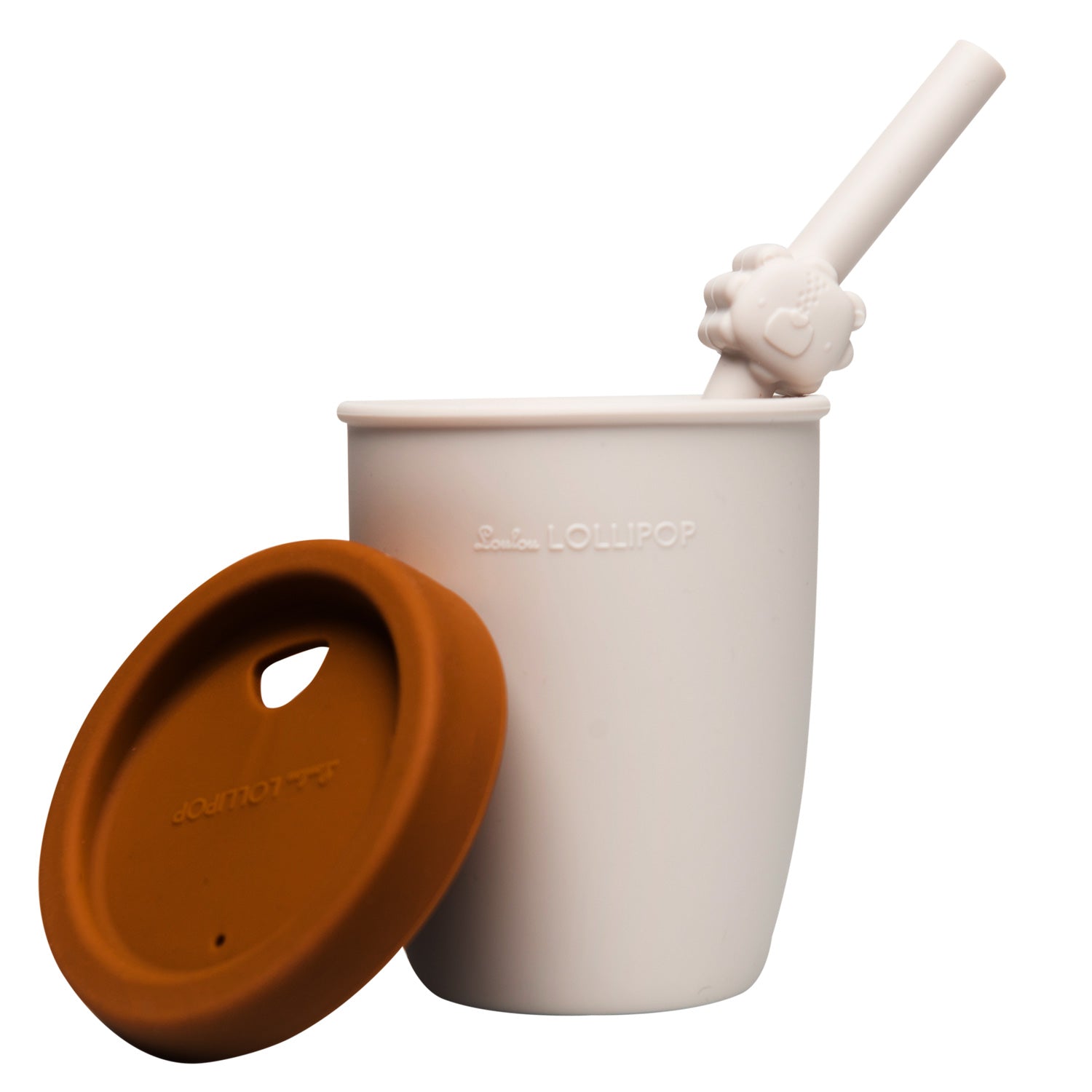 Loulou Lollipop Kids Cup with Straw - Lion