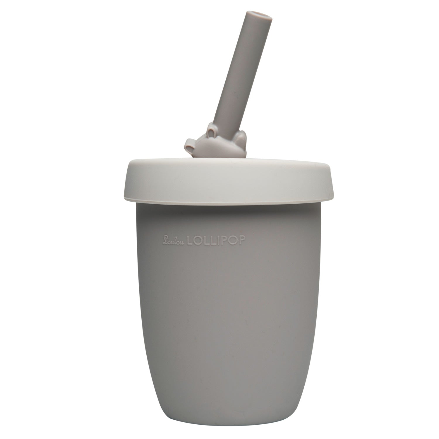 Loulou Lollipop Kids Cup with Straw - Rhino