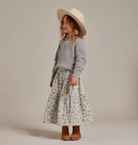 Rylee + Cru Balloon Sweater - Dusty Blue