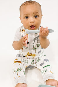Loulou Lollipop Silicone Infant Feeding Spoon - Elephant