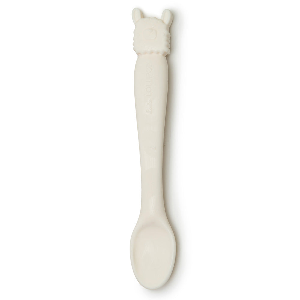 Loulou Lollipop Silicone Infant Feeding Spoon - Llama