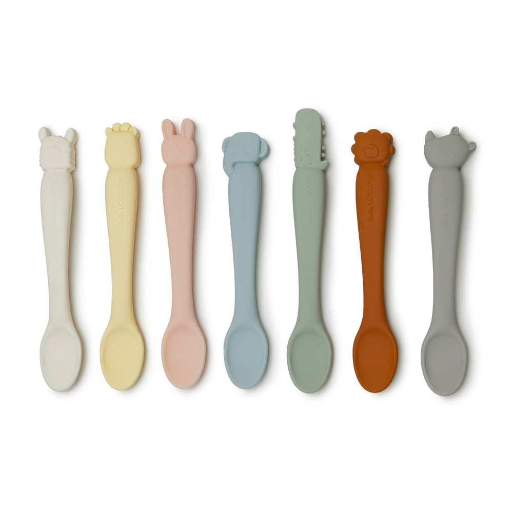 Loulou Lollipop Silicone Infant Feeding Spoon - Rhino