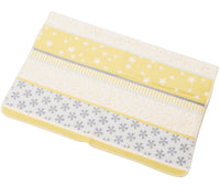 David Fussenegger Organic Stroller Blanket Floral Yellow