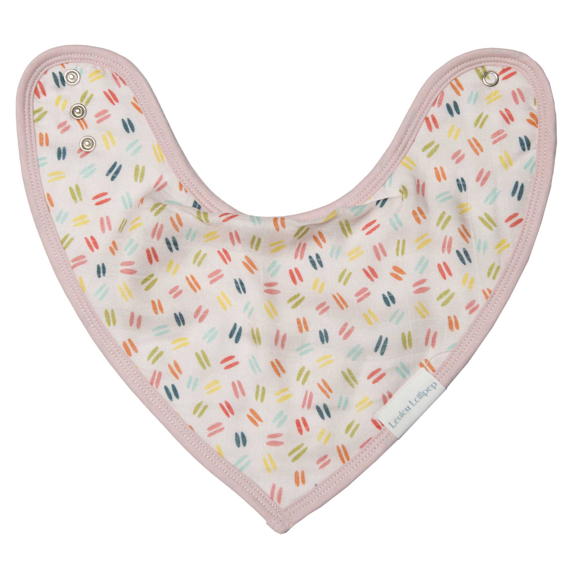 Loulou Lollipop Muslin Bandana Bib Set - Gummy Bear