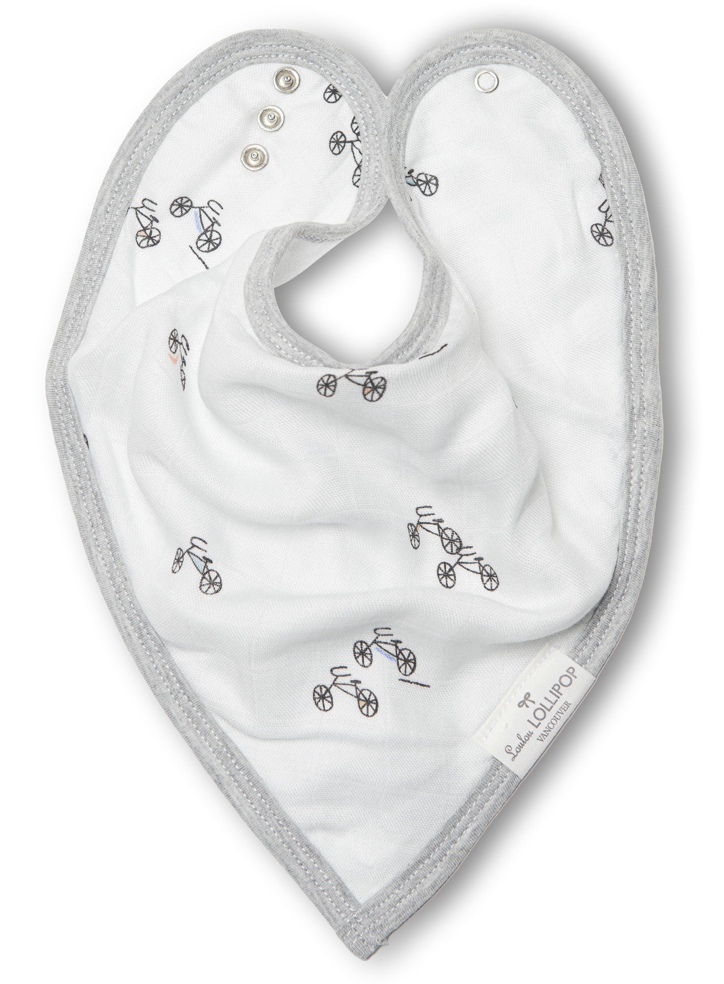 Loulou Lollipop Muslin Bandana Bib Set - Happy Trucks