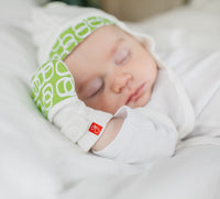 Goumikids Stay On Baby Hat Bubbles Lime