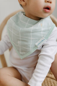 Loulou Lollipop Muslin Bandana Bib Set - Hedgehogs