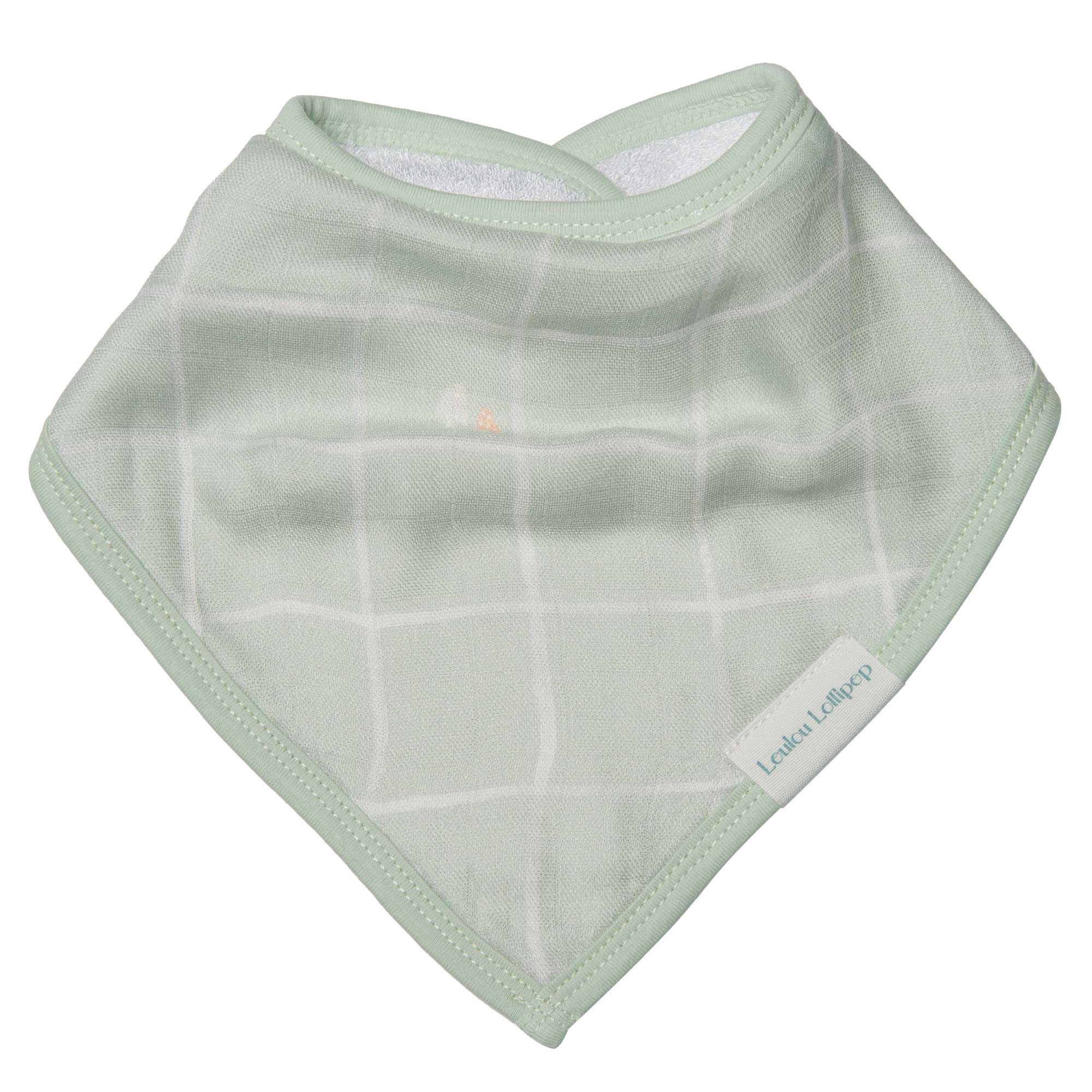 Loulou Lollipop Muslin Bandana Bib Set - Hedgehogs