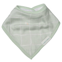Loulou Lollipop Muslin Bandana Bib Set - Hedgehogs