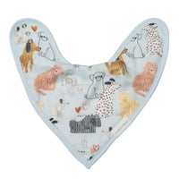 Loulou Lollipop Muslin Bandana Bib Set - Honey Puppies