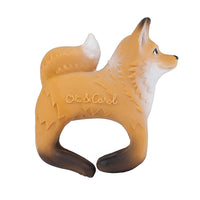 Oli & Carol Rob the Fox Bracelet Natural Rubber Teething Toy