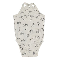 L'ovedbaby Organic Criss-Cross Bodysuit - Stone Flower
