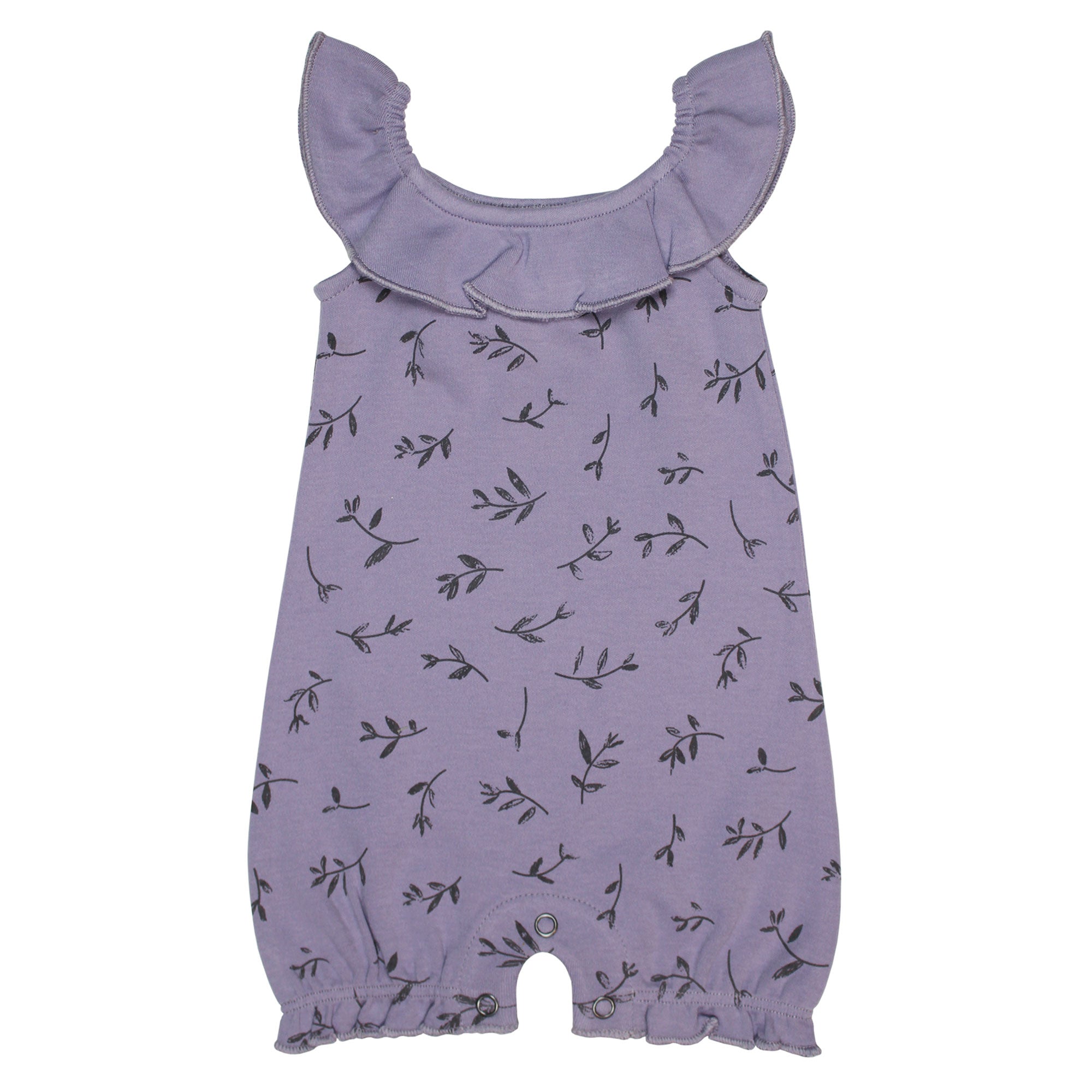 L'ovedbaby Organic Bubble Romper - Amethyst Flower