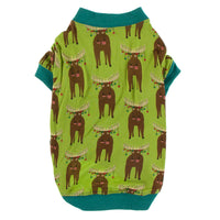 Kickee Pants Dog Tee Meadow Bad Moose