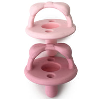 Itzy Ritzy Sweetie Soother Silicone Pacifier 2 Pack - Pink Bows