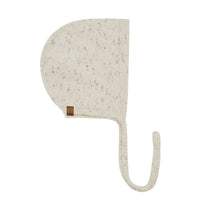 Quincy Mae Speckled Knit Bonnet - Natural