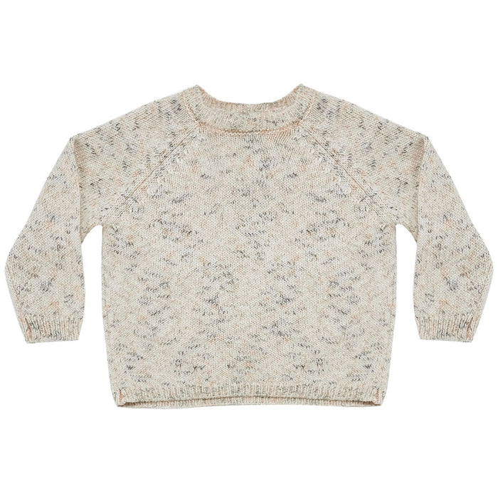 Quincy Mae Speckled Knit Sweater - Natural