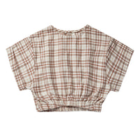 Rylee + Cru Joelle Top - Mocha Plaid