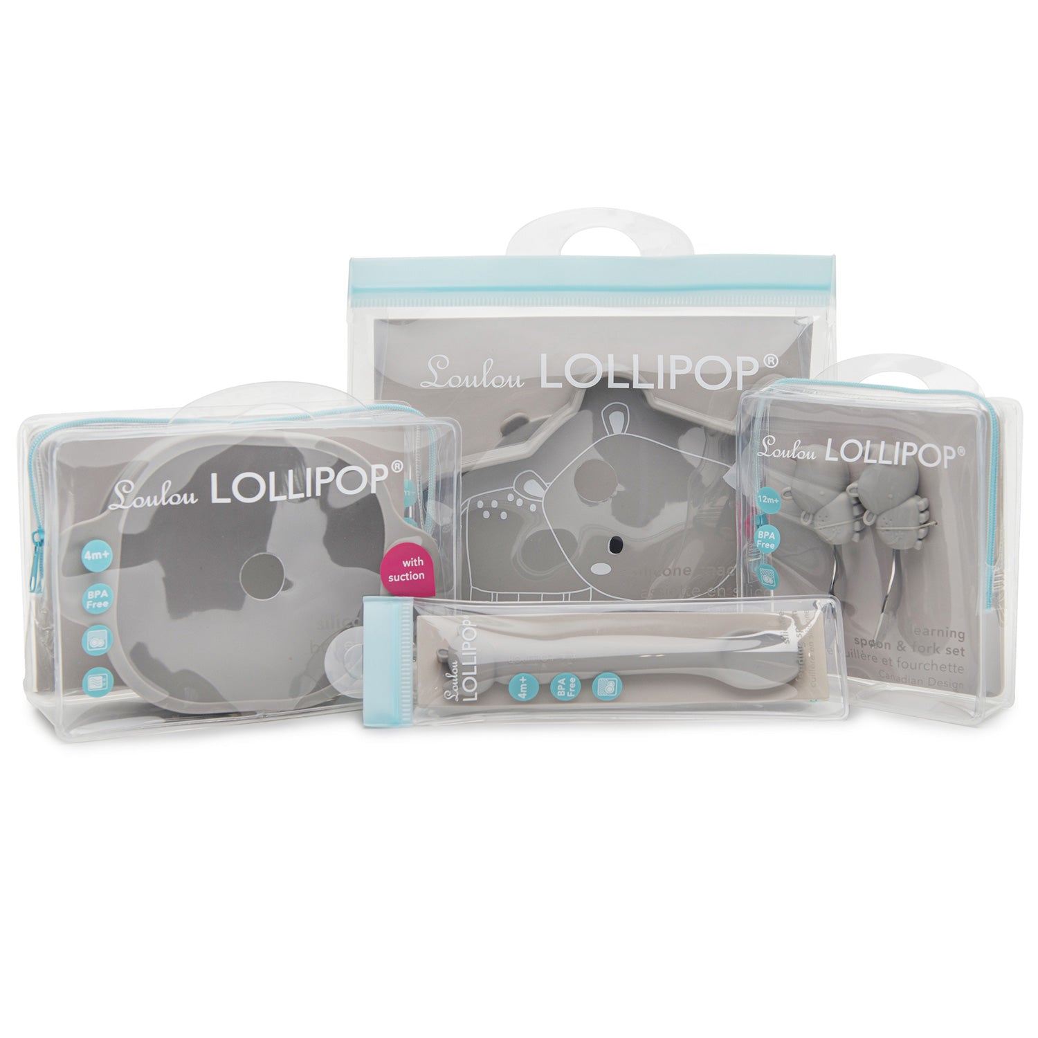 Loulou Lollipop Silicone Infant Feeding Spoon - Rhino