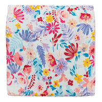 Loulou Lollipop Bamboo Muslin Swaddle Blanket - Light Field Flowers