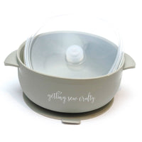 Silicone Suction Bowl - Moss