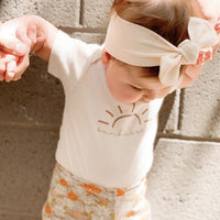 Tenth & Pine Organic Baby Short Sleeve Bodysuit - Sunkissed