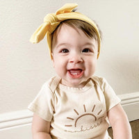 Tenth & Pine Organic Baby Short Sleeve Bodysuit - Sunkissed