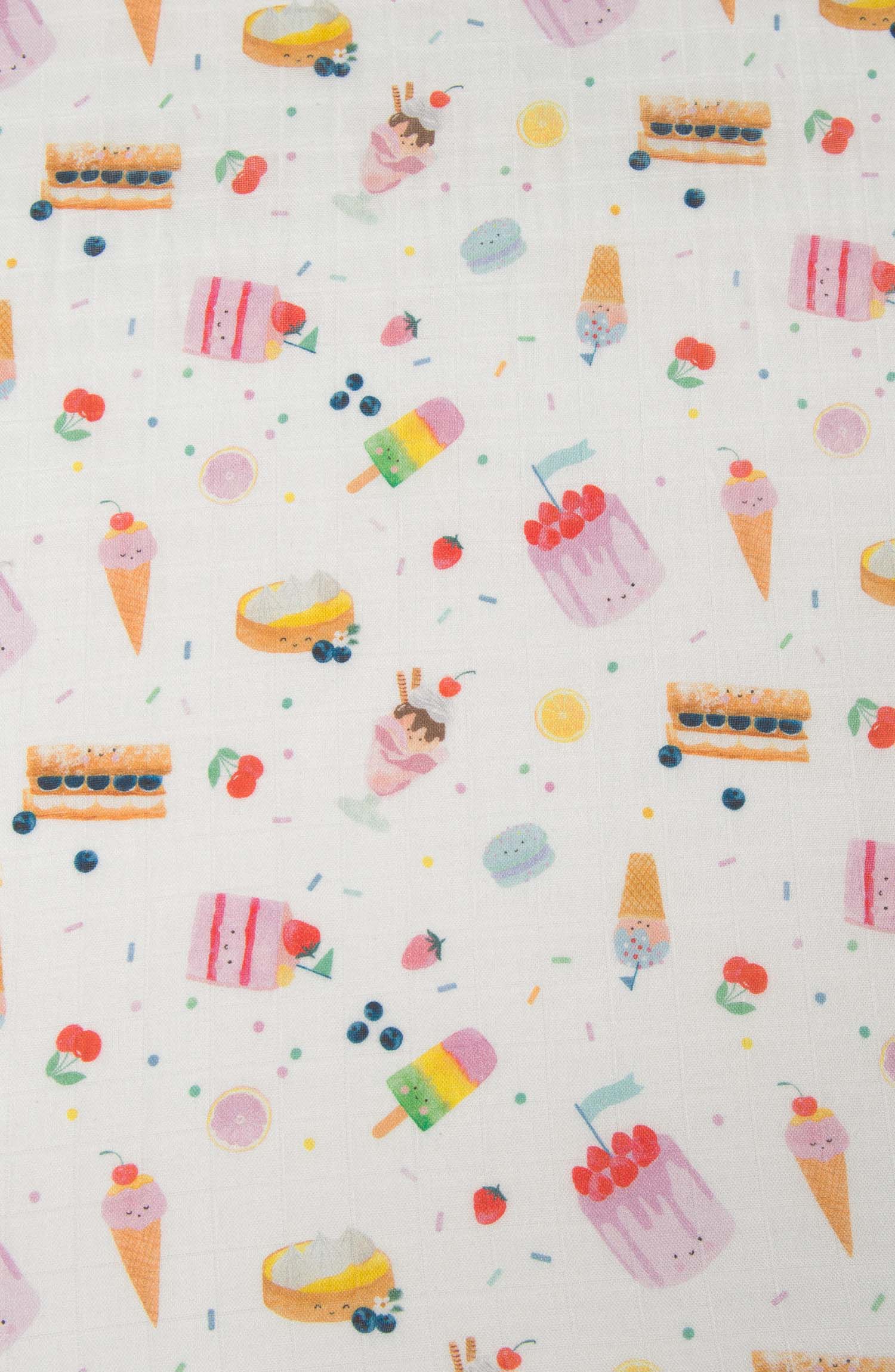 Loulou Lollipop Bamboo Muslin Swaddle Blanket - Sweet Treats