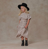 Rylee + Cru Joelle Top - Mocha Plaid