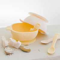 Loulou Lollipop Silicone Snack Bowl - Cream