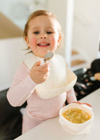 Loulou Lollipop Silicone Snack Bowl - Cream