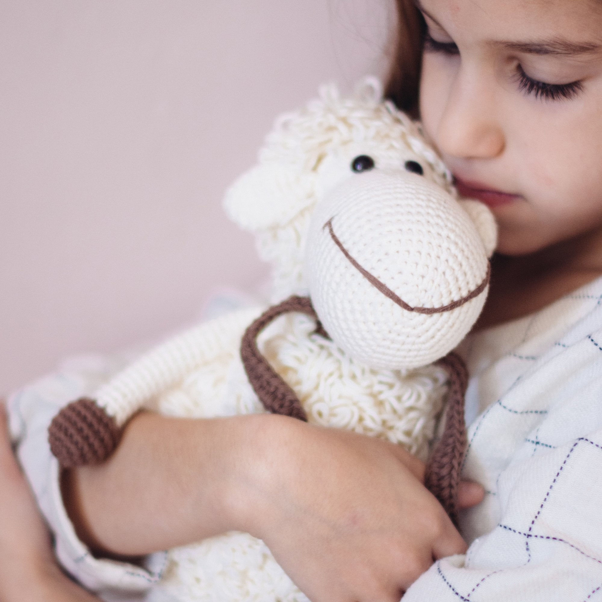 Bebemoss Darla the Sheep Organic Hand Knit Toy