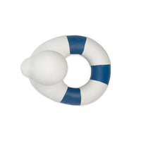 Oli & Carol Natural Rubber Bath Toy - Flo the Floatie White