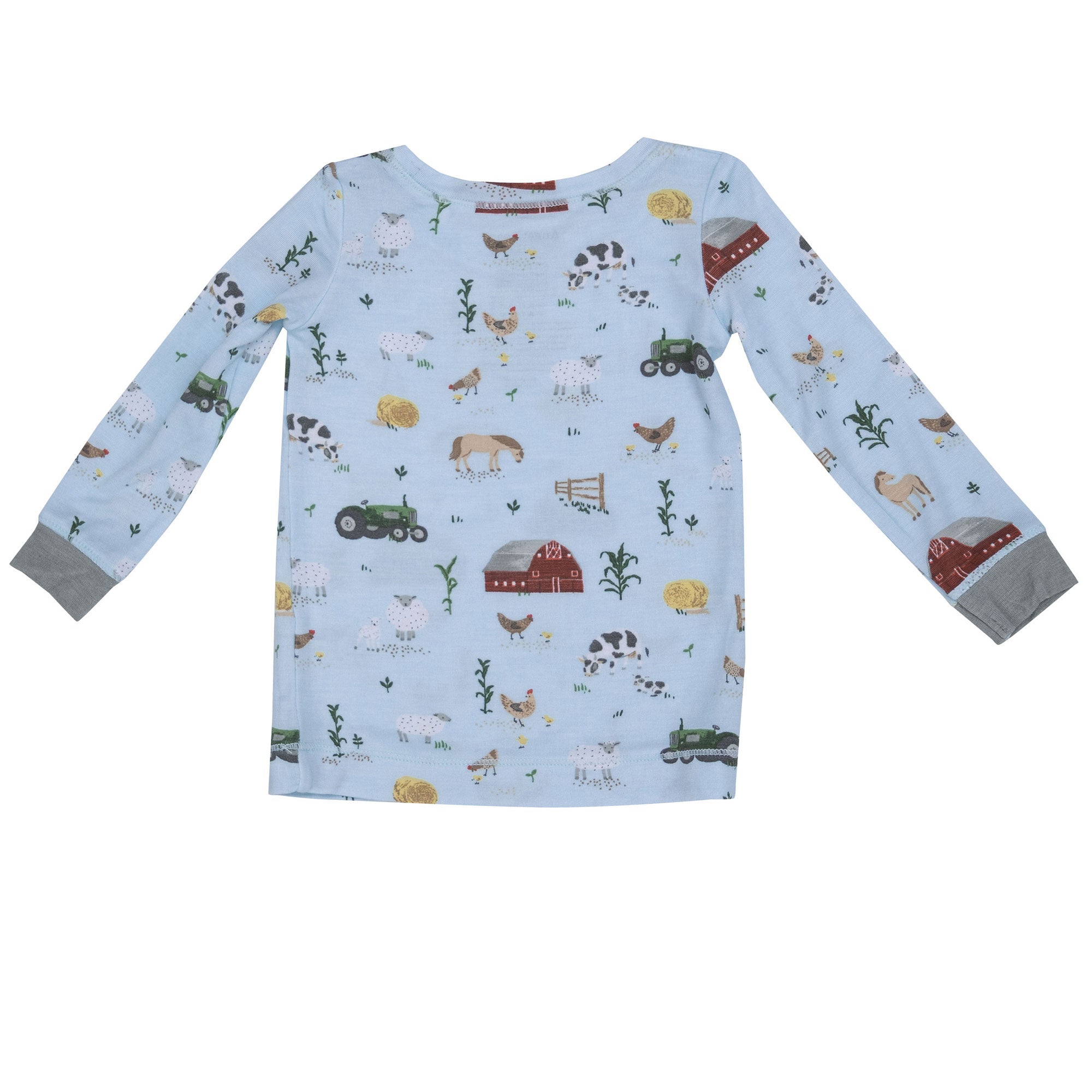 Angel Dear Bamboo Loungewear Set - Big Red Barn Blue
