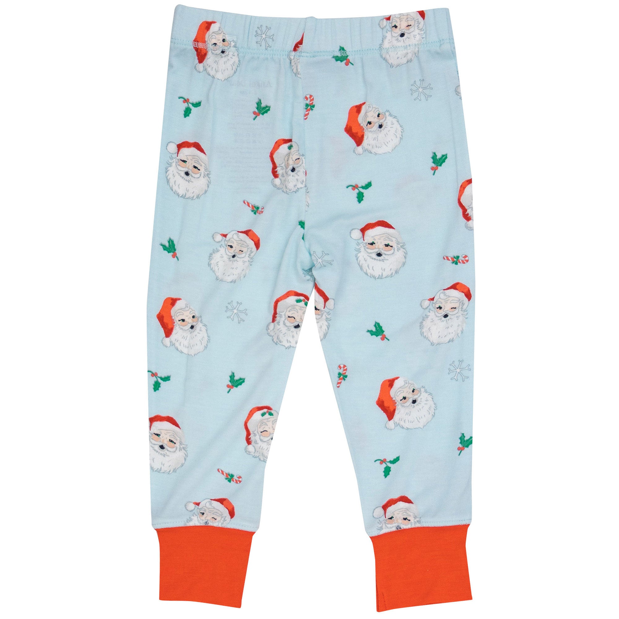 Angel Dear Holiday Loungewear Set - Vintage Santa Blue