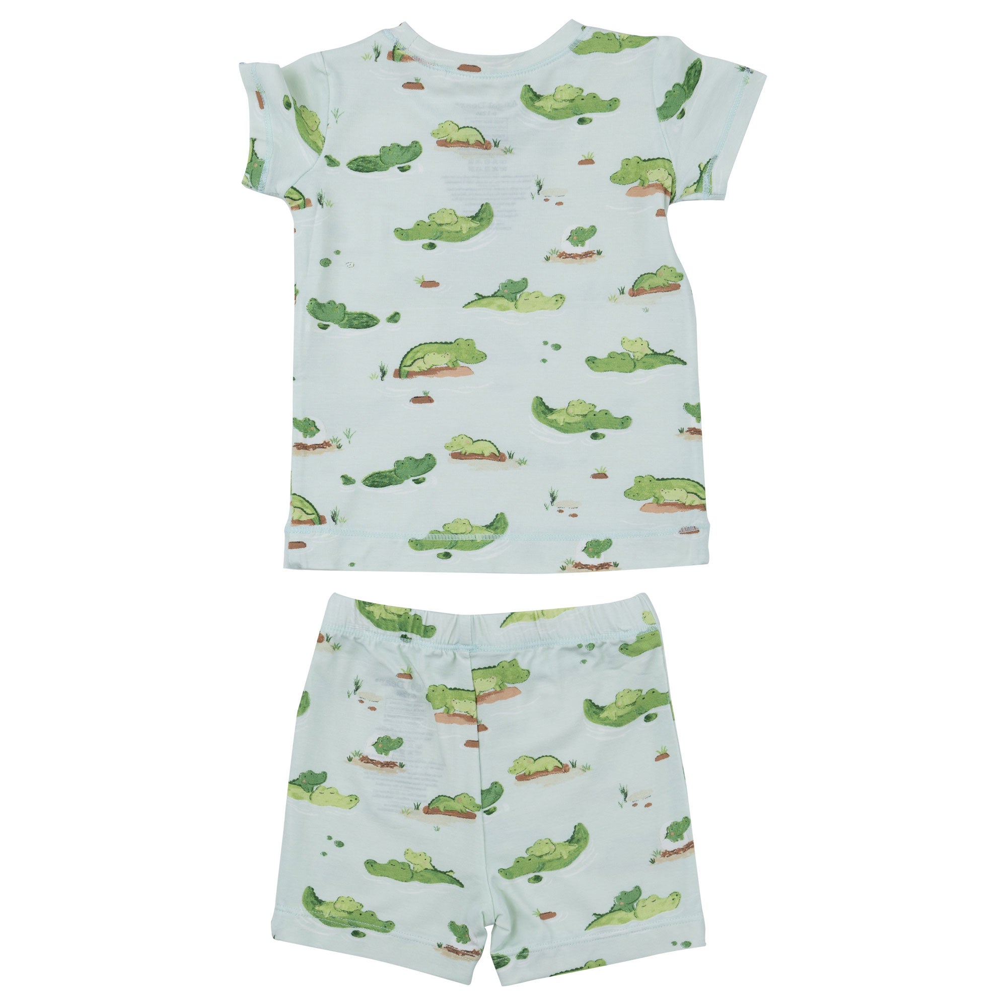 Angel Dear Bamboo Short Loungewear Set - Alligators