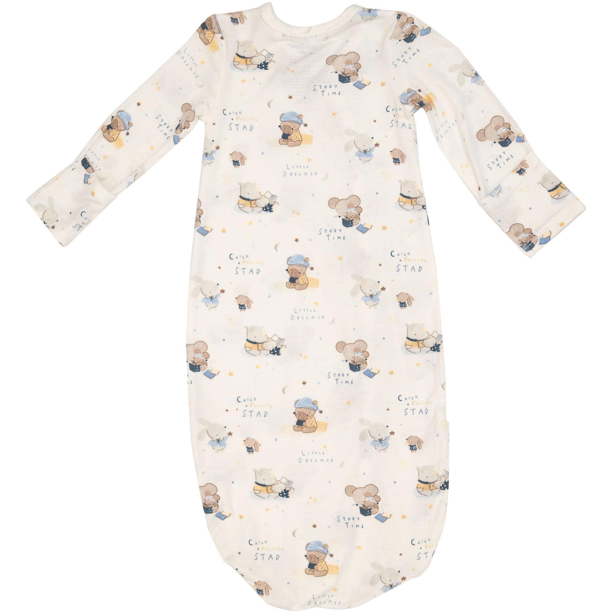 Angel Dear Bamboo Bundle Gown - Bedtime Story Animals