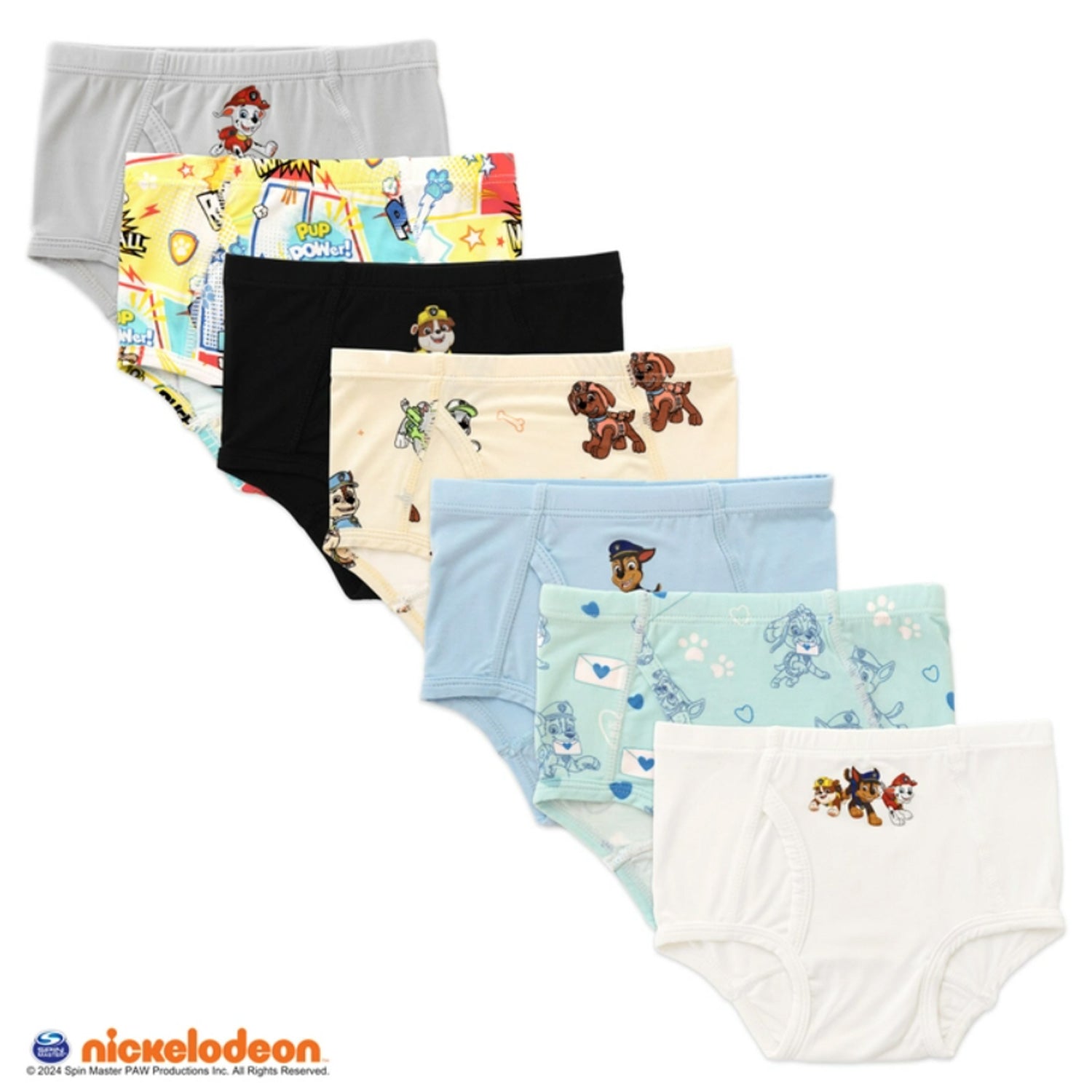 Bellabu Bear Bamboo Boy's Underwear 7-Pack | Paw Patrol