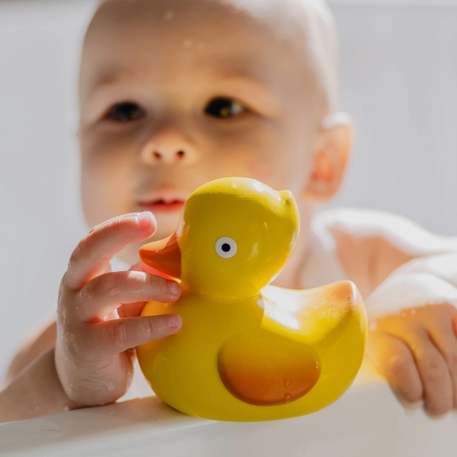 CaaOcho Pure Natural Rubber Lily the Duck Bath Toy