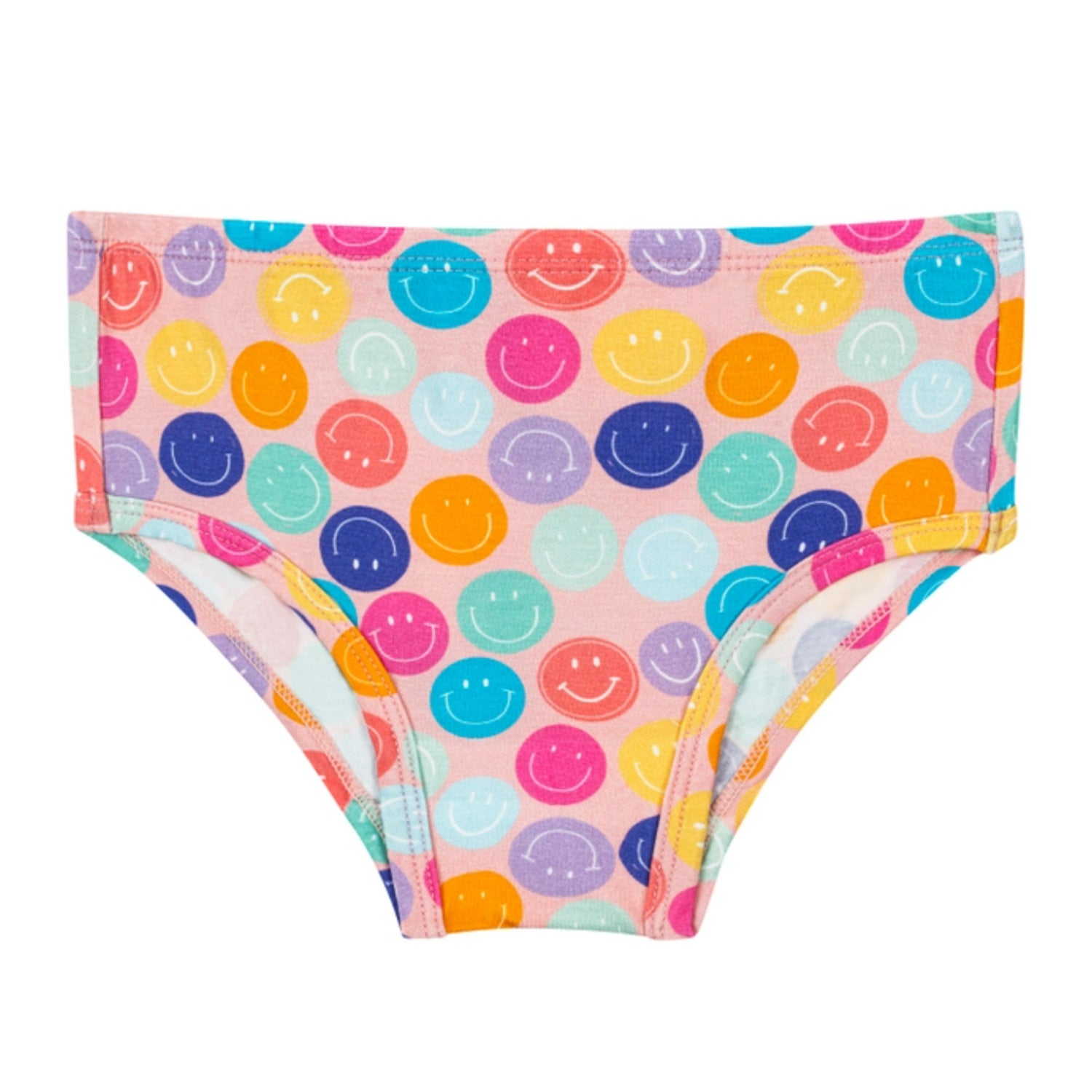 Macaron + Me Bamboo Girls Underwear Set - Smiles