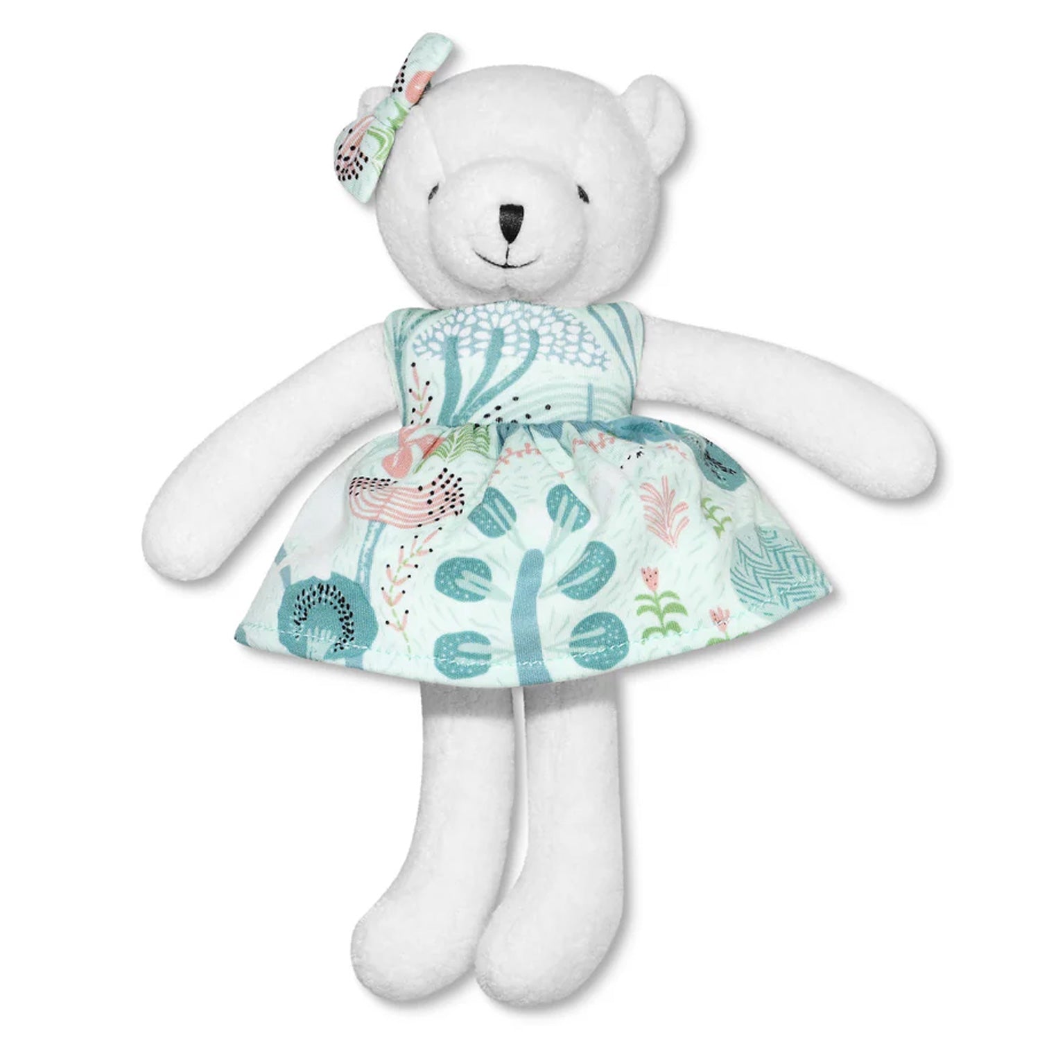 Apple Park Organic Little Bear Plush - Polar Bear